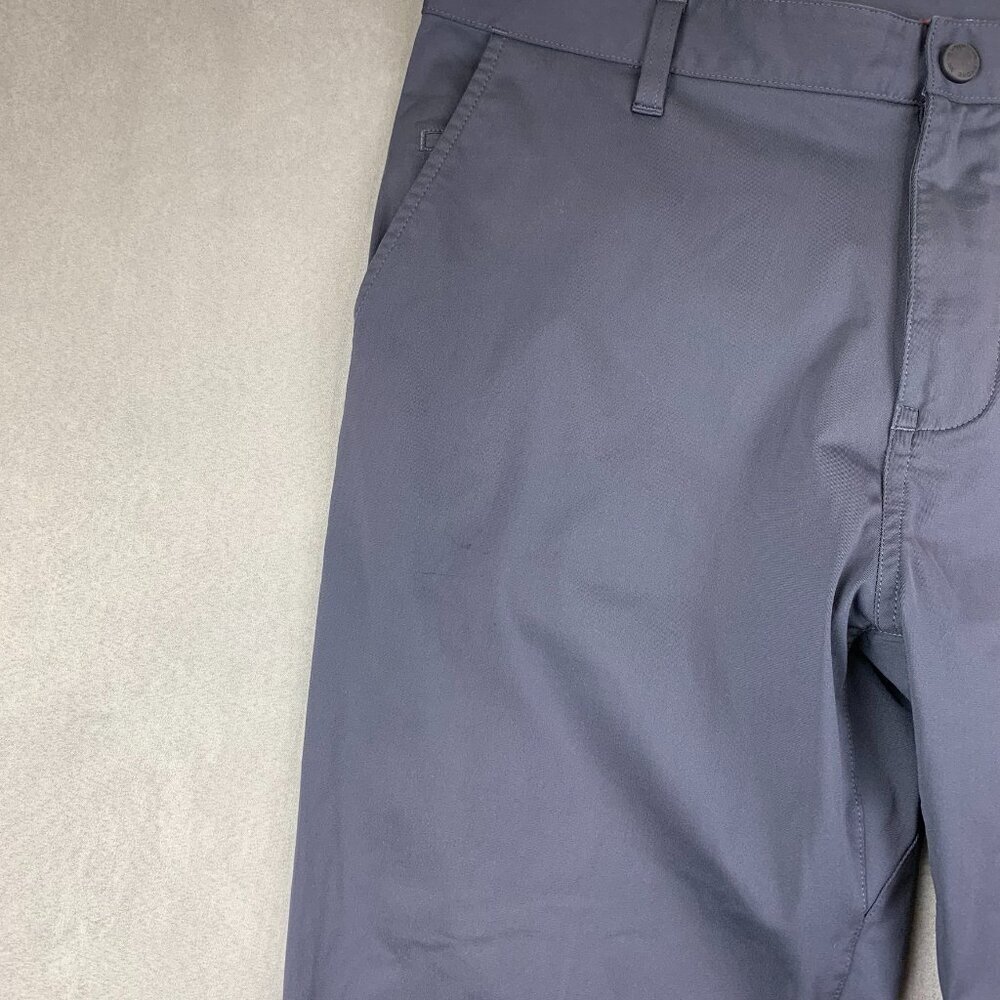 Rhone Mens Commuter Pant Slim 34x32 Iron Gray Chino Tapered Stretch Performance - Picture 4 of 14
